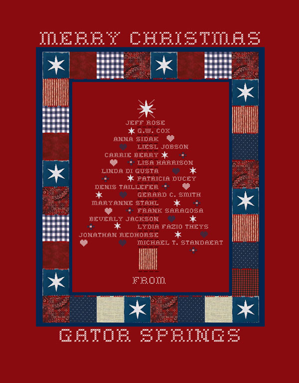 Holiday stories and poems from Carrie Berry, G. W. Cox, Linda Di Gusta, Patricia Ducey, Lisa Harrison, Beverly Jackson, Liesl Jobson, Jonathan Redhorse, Jeff Rose, Frank Saragosa, Anna Sidak, G.C. Smith, Maryanne Stahl , Michael Thomas Standaert, Denis Taillefer and Lydia Fazio Theys